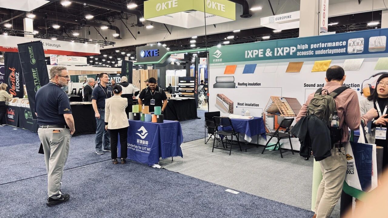 XYFoams apresenta solu&ccedil;&otilde;es avan&ccedil;adas de underlay na TISE 2026 em Las Vegas